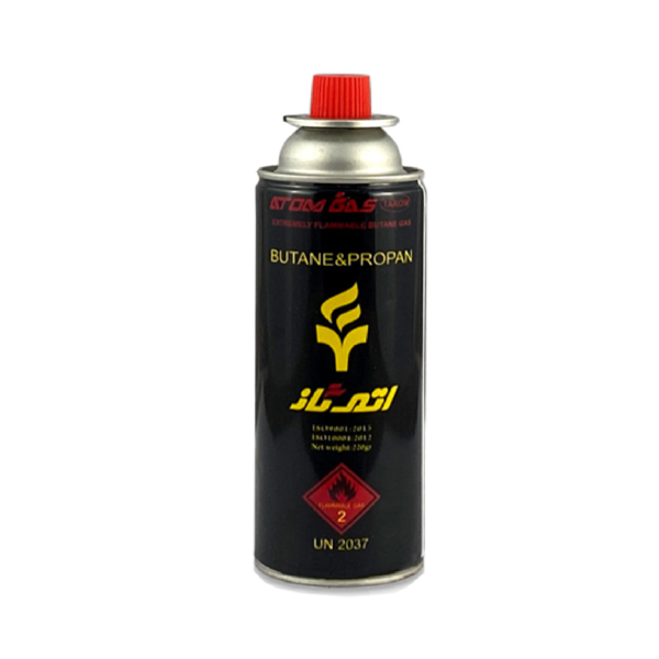 کپسول استوانه اي 220 گرمي اتم گاز