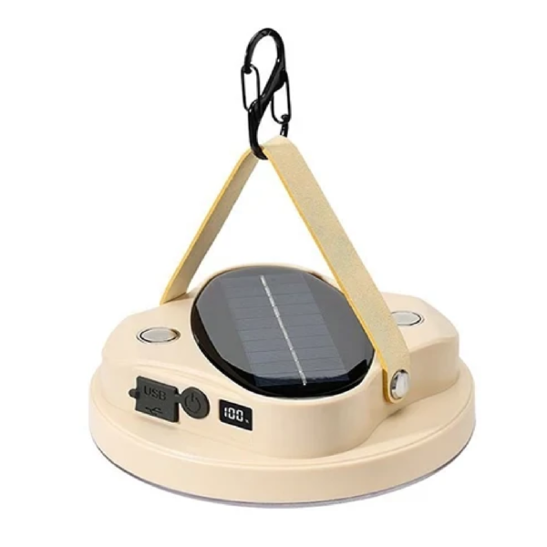 چراغ چادر شارژي خورشيدي چندحالته N-LIGHT K100